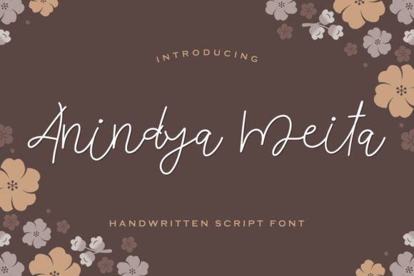 Anindya Meita: A Quirky Handwritten Font