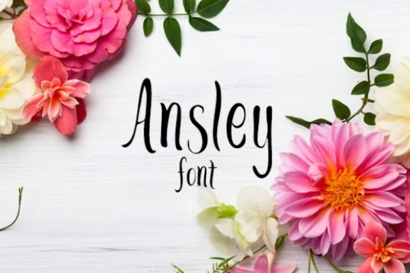 Ansley: A Handwritten Font for Creative Web Design