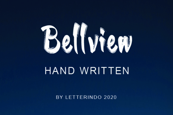 Bellview: A Cute Handwritten Font