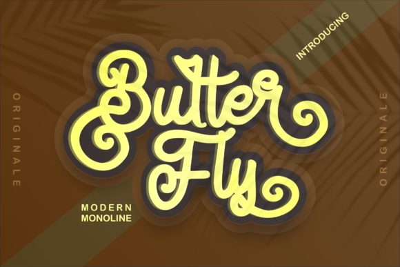 Butter Fly: A Script Font for Creative Projects