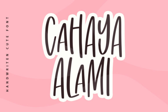 Cahaya Alami Font Review