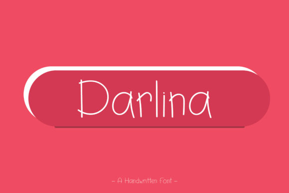 Darlina: A Handwritten Font for Web Design
