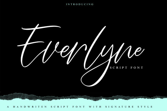 Everlyne: A Stylish Handwritten Font
