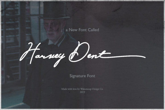 Harvey Dent Font: Elegant Script for Web Design