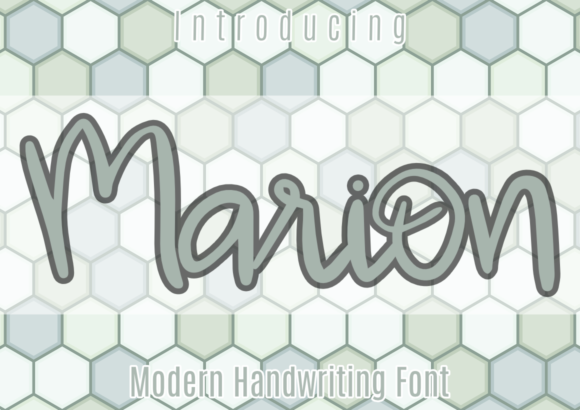 Marion: A Font for Real Campaigns