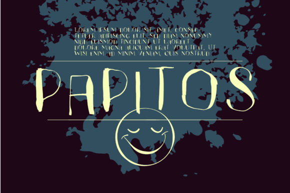 Papitos: A Handwritten Font for Creative Publishing