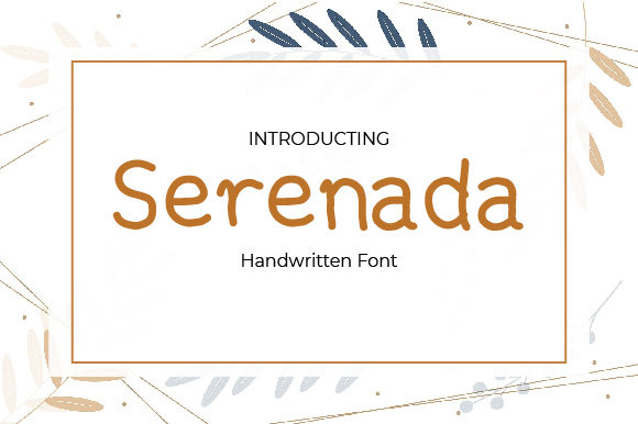 Serenada: A Friendly Handwritten Font