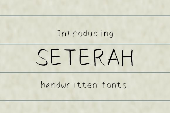 Seterah: A Timeless Font for Business