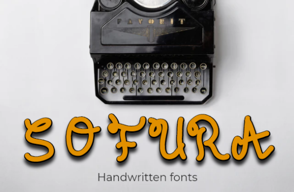 Sofura: A Quirky Handwritten Font for Creative Projects