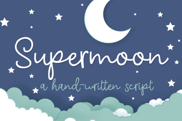 Supermoon: A Handwritten Font for Web Design