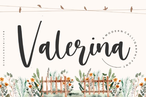Valerina: A Magical Handwritten Font